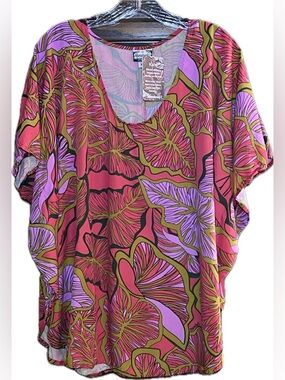 Manuhealii Kalo Top Flowy